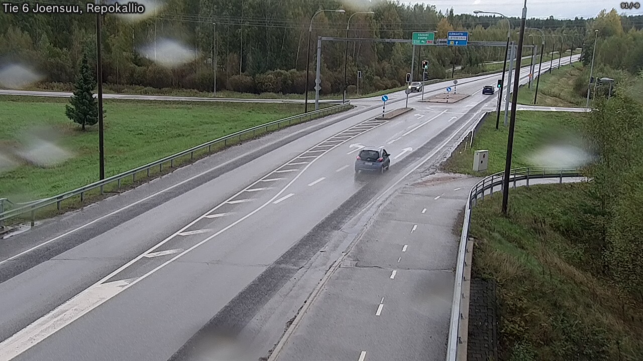 Weather Camera Image Road 6 Joensuu, Repokallio, Joensuu, Pohjois-Karjala