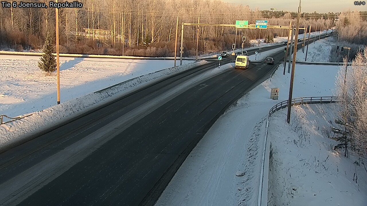 Kelikamerat Kuva Tie 6 Joensuu, Repokallio, Joensuu, Pohjois-Karjala