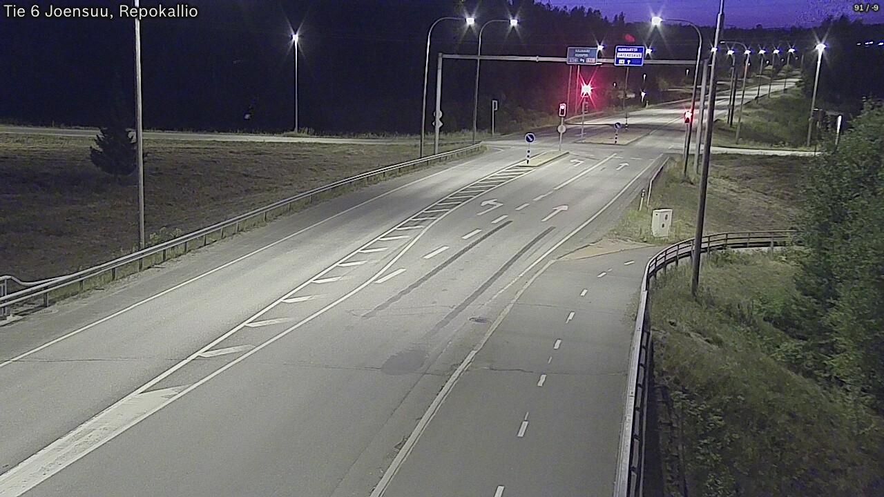 Weather Camera Image Road 6 Joensuu, Repokallio, Joensuu, Pohjois-Karjala