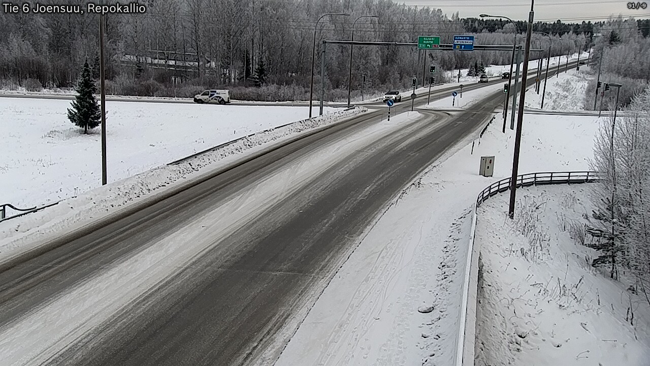 Weather Camera Image Road 6 Joensuu, Repokallio, Joensuu, Pohjois-Karjala