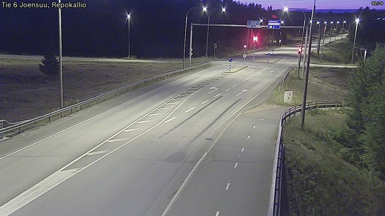 Weather Camera Image Road 6 Joensuu, Repokallio, Joensuu, Pohjois-Karjala