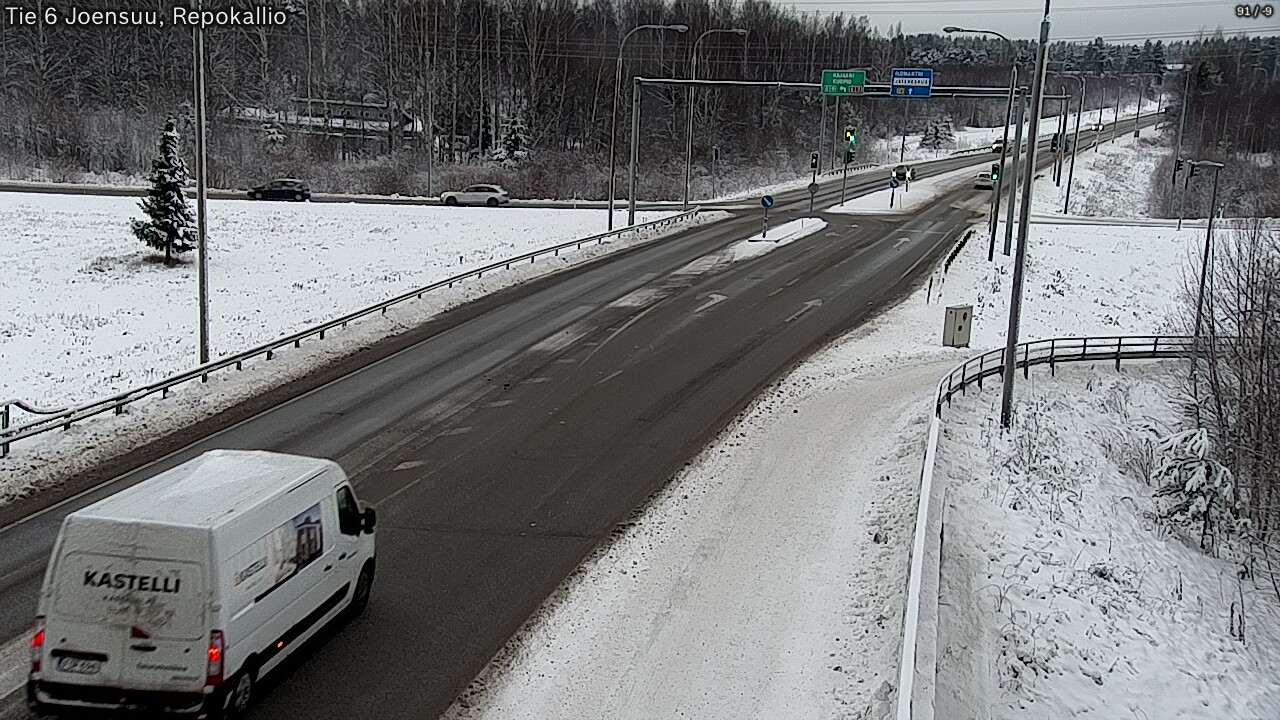 Kelikamerat Kuva Tie 6 Joensuu, Repokallio, Joensuu, Pohjois-Karjala