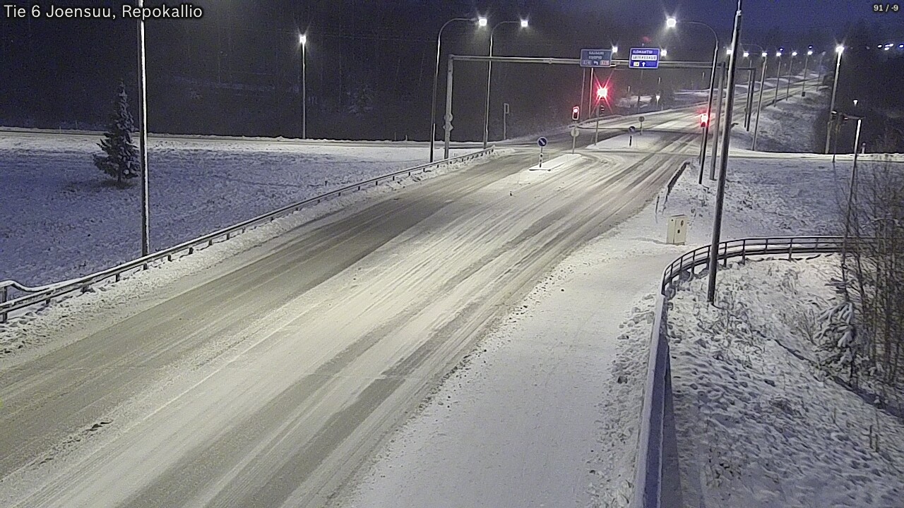 Weather Camera Image Väg 6 Joensuu, Repokallio, Joensuu, Pohjois-Karjala