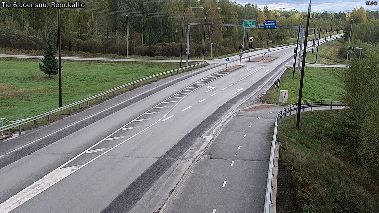 Weather Camera Image Road 6 Joensuu, Repokallio, Joensuu, Pohjois-Karjala