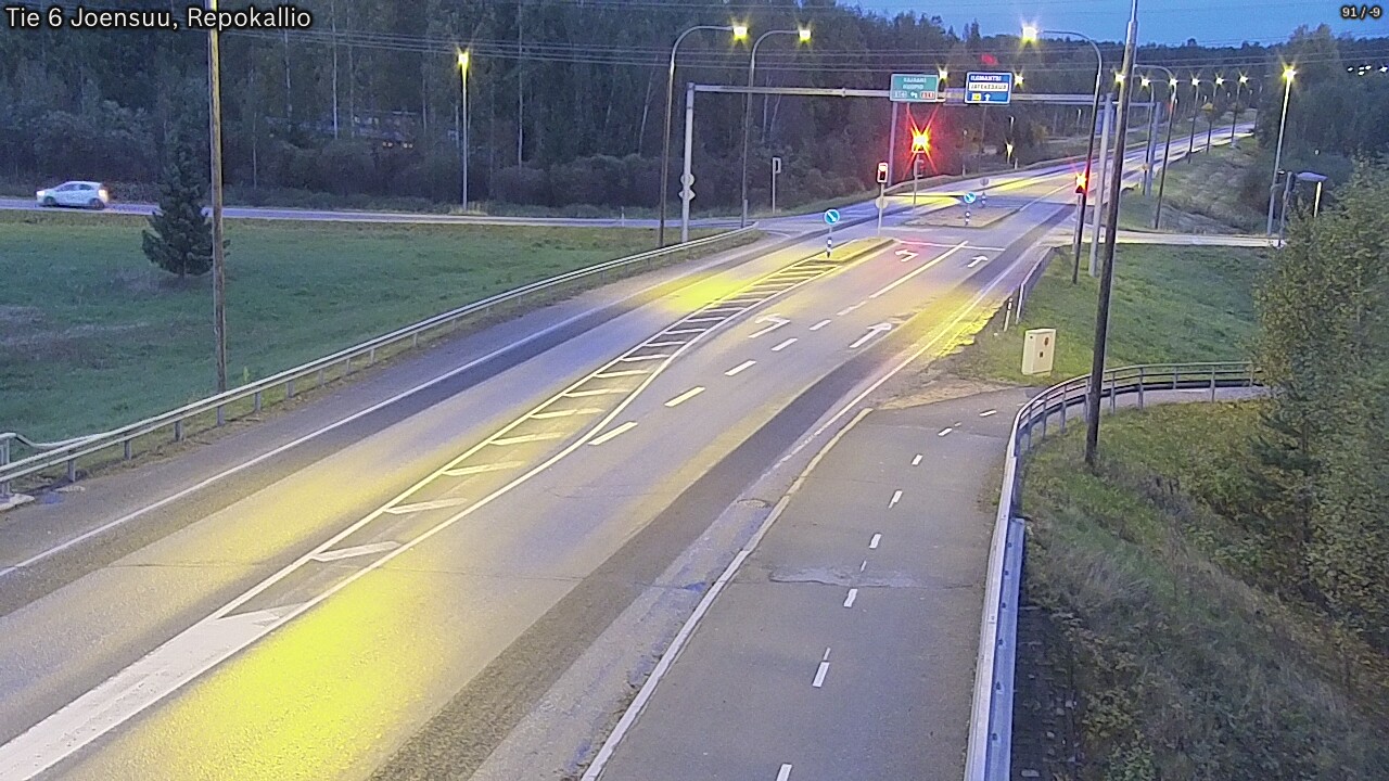 Kelikamerat Kuva Tie 6 Joensuu, Repokallio, Joensuu, Pohjois-Karjala