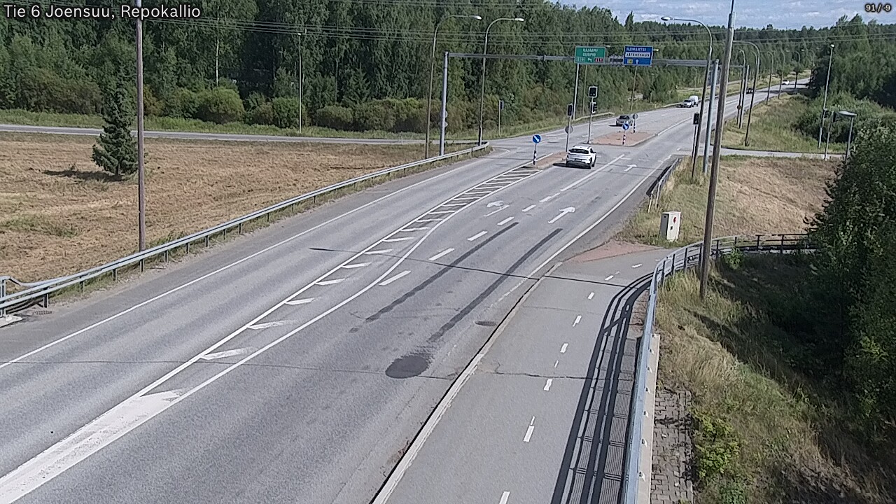 Weather Camera Image Road 6 Joensuu, Repokallio, Joensuu, Pohjois-Karjala