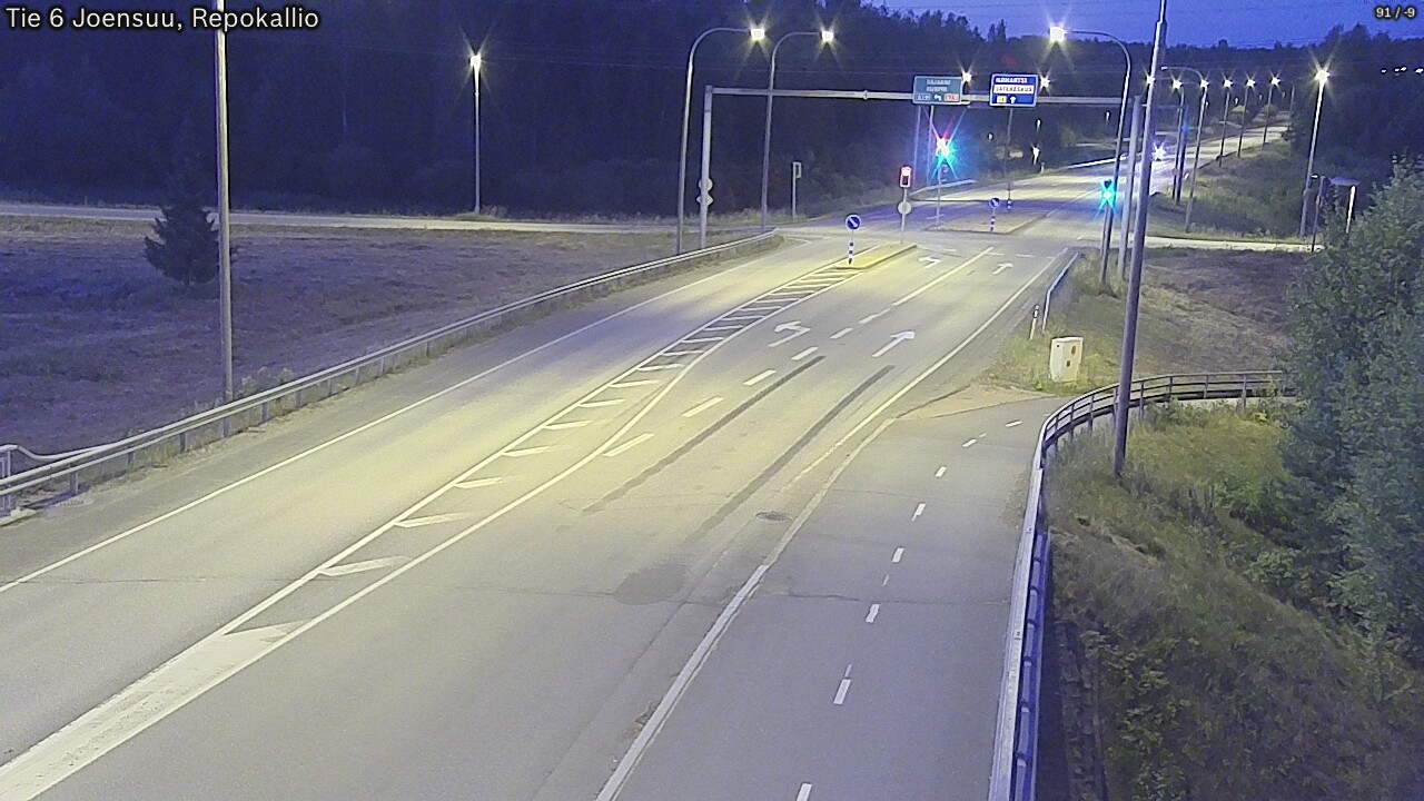 Weather Camera Image Road 6 Joensuu, Repokallio, Joensuu, Pohjois-Karjala