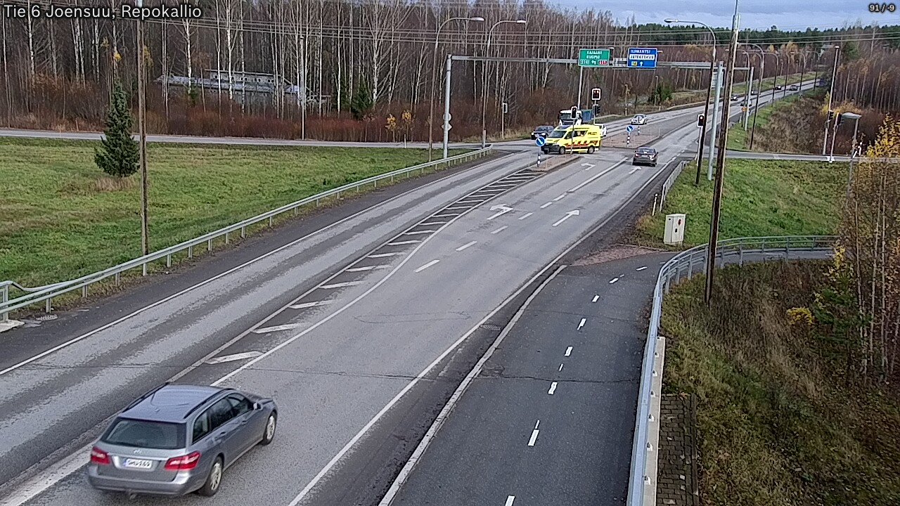 Kelikamerat Kuva Tie 6 Joensuu, Repokallio, Joensuu, Pohjois-Karjala