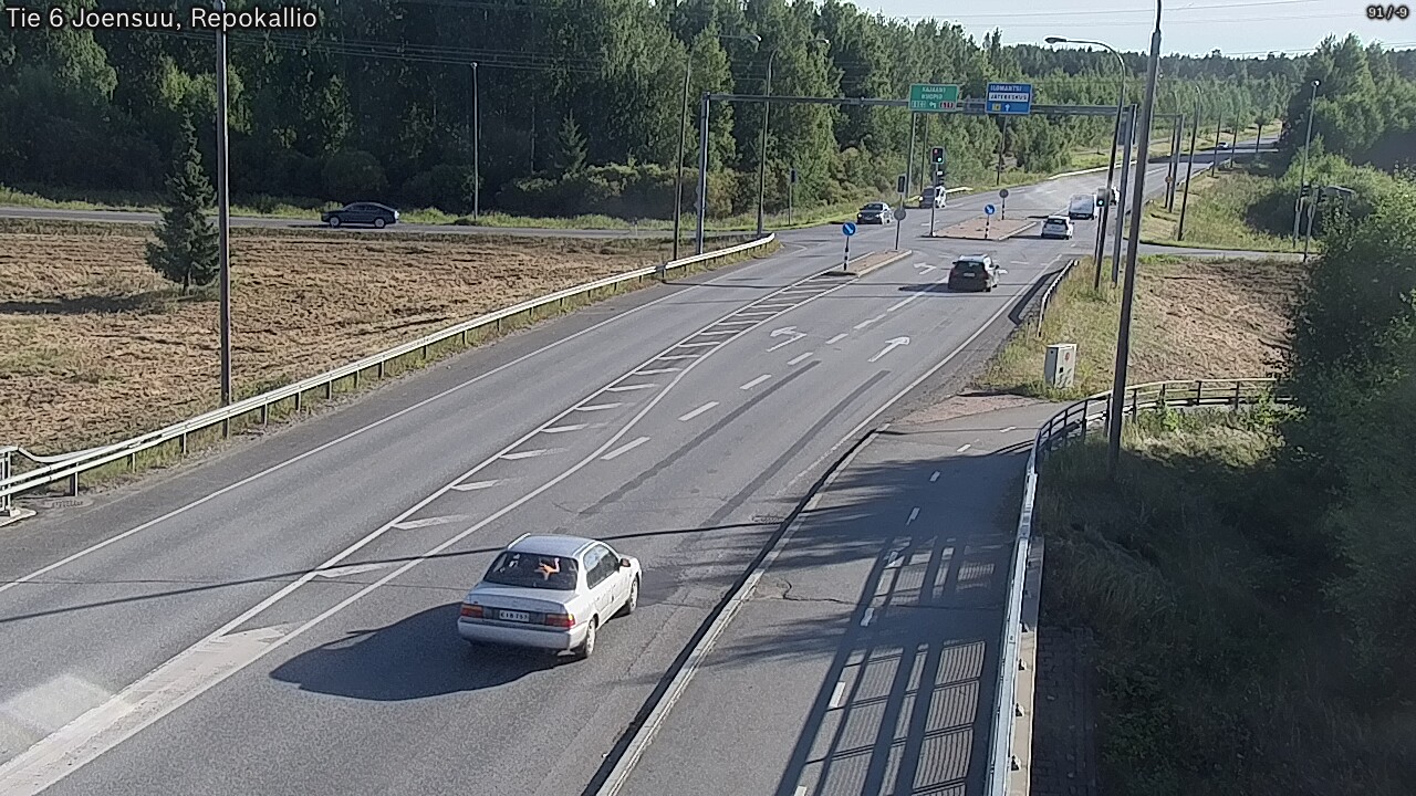 Kelikamerat Kuva Tie 6 Joensuu, Repokallio, Joensuu, Pohjois-Karjala