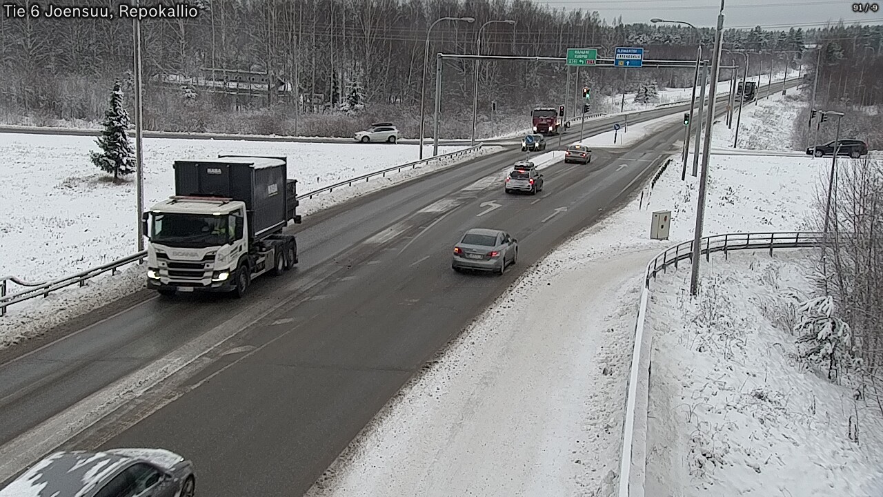 Kelikamerat Kuva Tie 6 Joensuu, Repokallio, Joensuu, Pohjois-Karjala