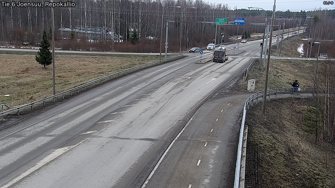 Weather Camera Image Väg 6 Joensuu, Repokallio, Joensuu, Pohjois-Karjala