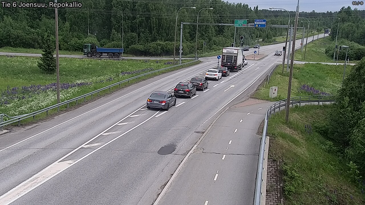 Weather Camera Image Road 6 Joensuu, Repokallio, Joensuu, Pohjois-Karjala