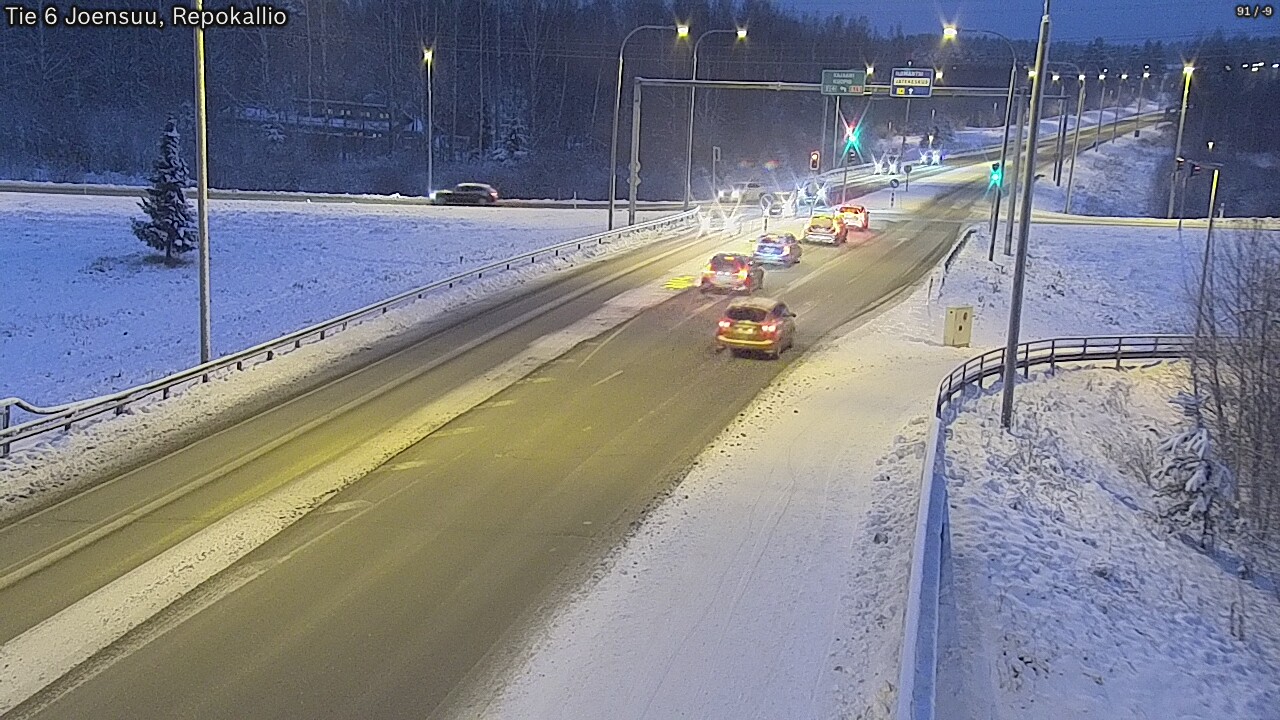 Kelikamerat Kuva Tie 6 Joensuu, Repokallio, Joensuu, Pohjois-Karjala