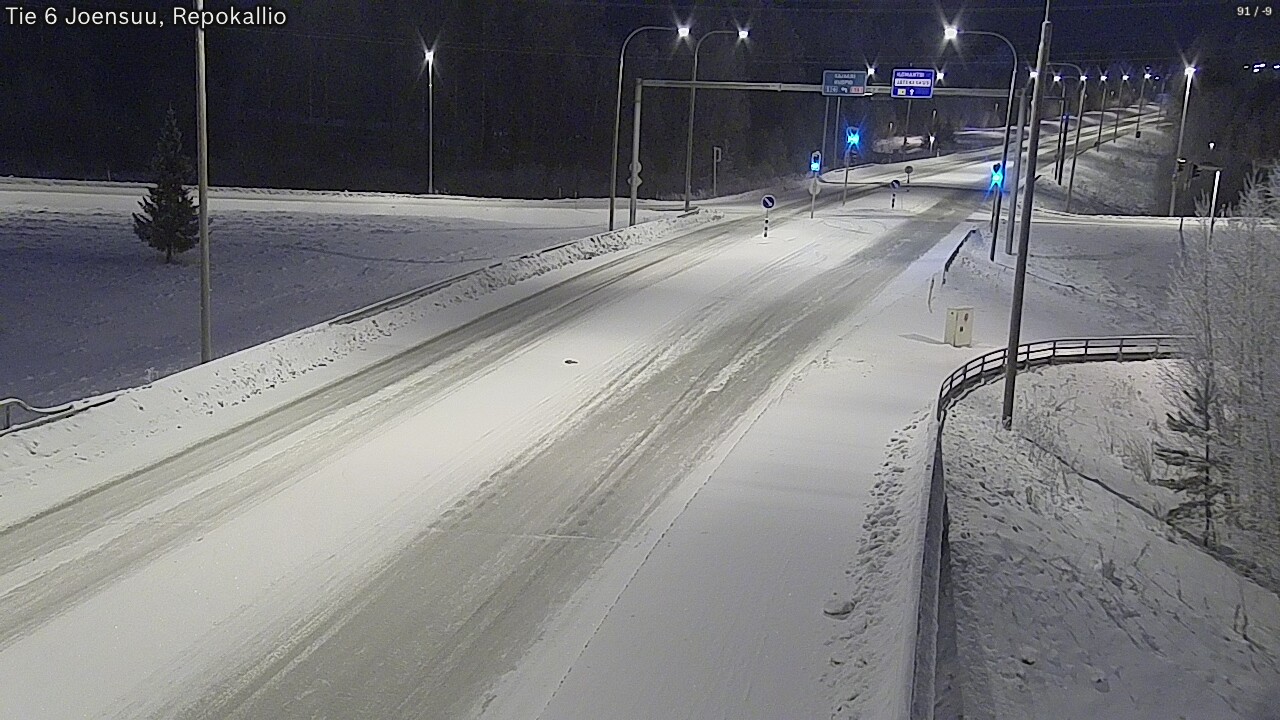 Kelikamerat Kuva Tie 6 Joensuu, Repokallio, Joensuu, Pohjois-Karjala