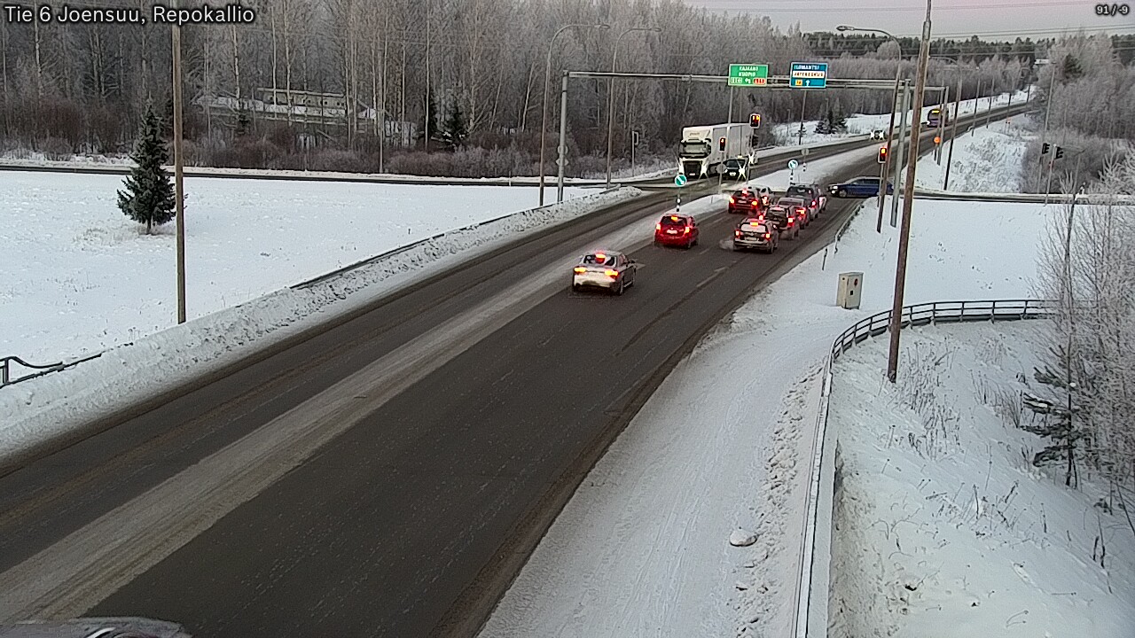 Kelikamerat Kuva Tie 6 Joensuu, Repokallio, Joensuu, Pohjois-Karjala