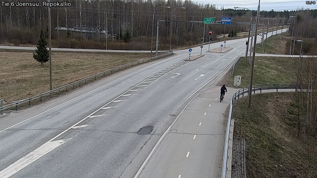 Weather Camera Image Väg 6 Joensuu, Repokallio, Joensuu, Pohjois-Karjala