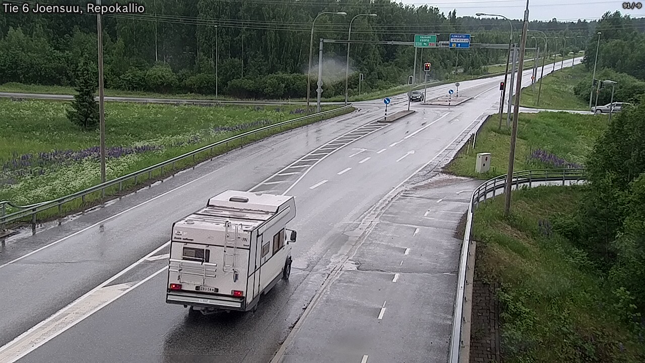 Weather Camera Image Road 6 Joensuu, Repokallio, Joensuu, Pohjois-Karjala