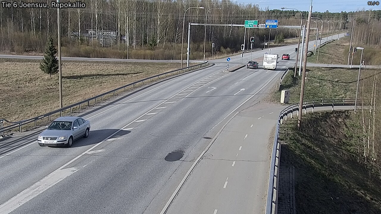 Weather Camera Image Väg 6 Joensuu, Repokallio, Joensuu, Pohjois-Karjala