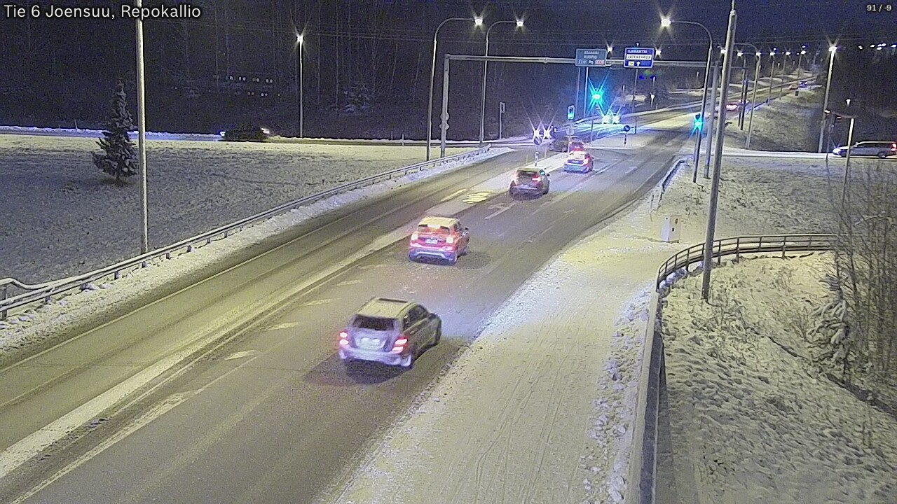 Kelikamerat Kuva Tie 6 Joensuu, Repokallio, Joensuu, Pohjois-Karjala