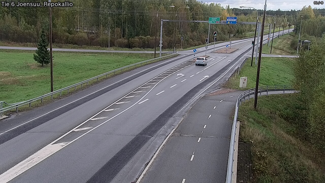 Weather Camera Image Road 6 Joensuu, Repokallio, Joensuu, Pohjois-Karjala