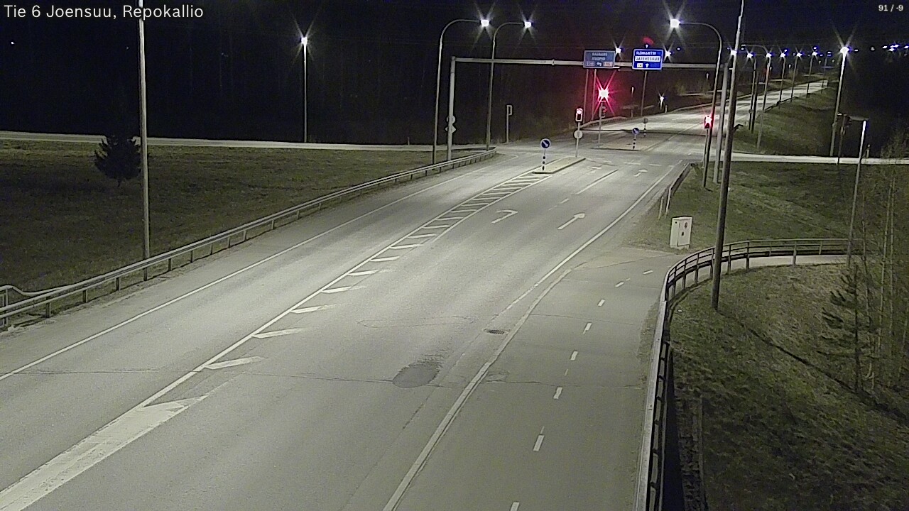 Weather Camera Image Väg 6 Joensuu, Repokallio, Joensuu, Pohjois-Karjala