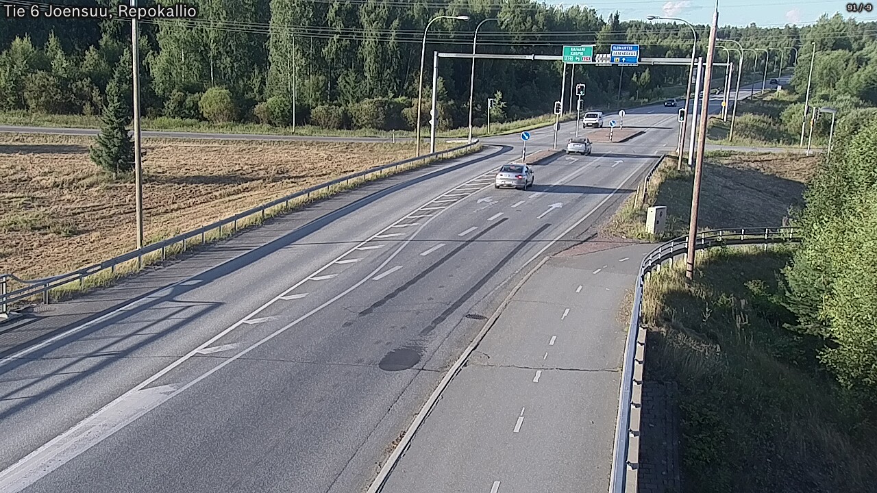 Weather Camera Image Road 6 Joensuu, Repokallio, Joensuu, Pohjois-Karjala
