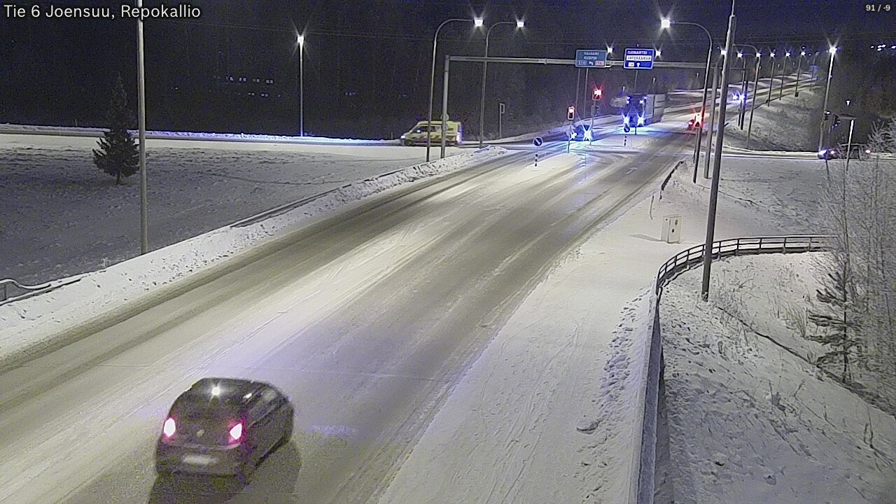 Weather Camera Image Väg 6 Joensuu, Repokallio, Joensuu, Pohjois-Karjala