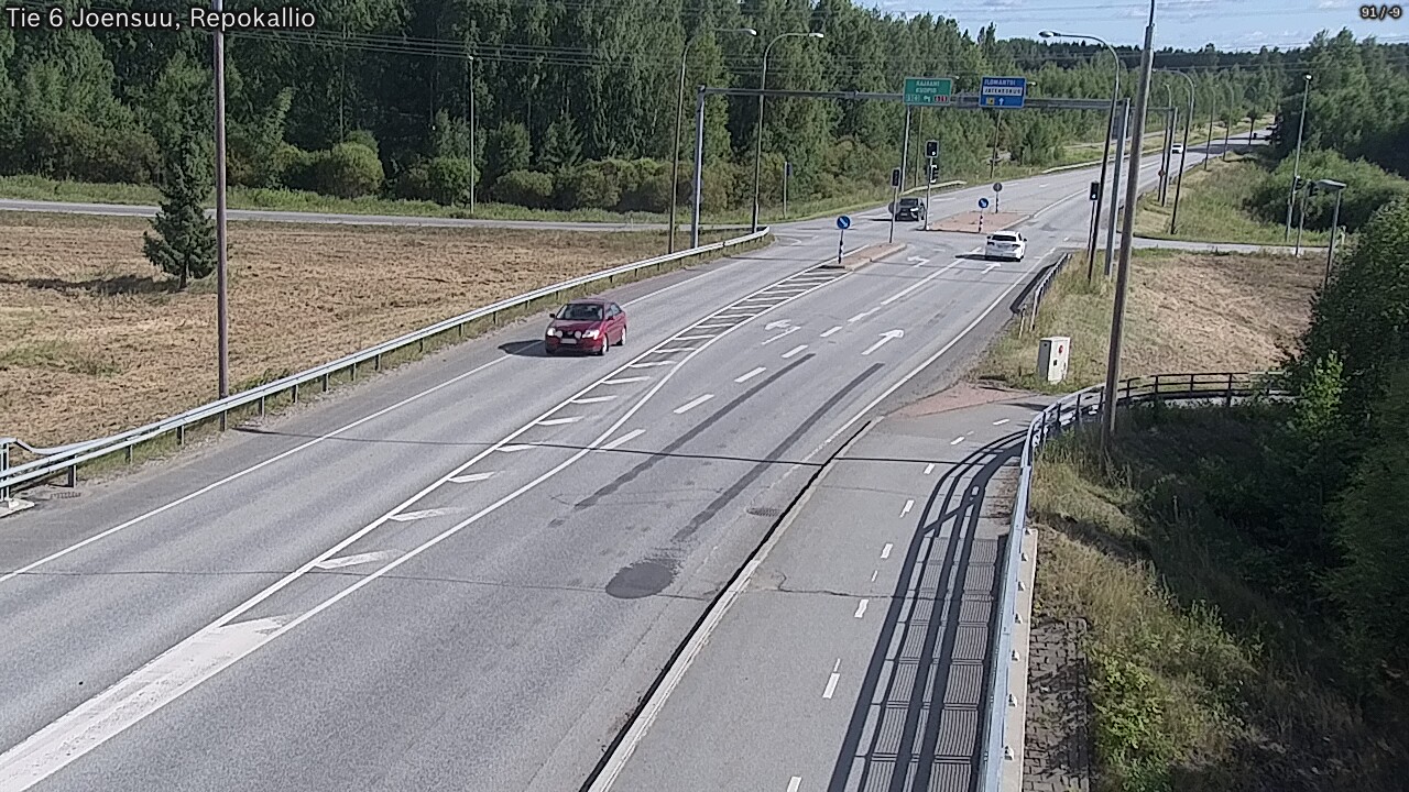 Weather Camera Image Road 6 Joensuu, Repokallio, Joensuu, Pohjois-Karjala