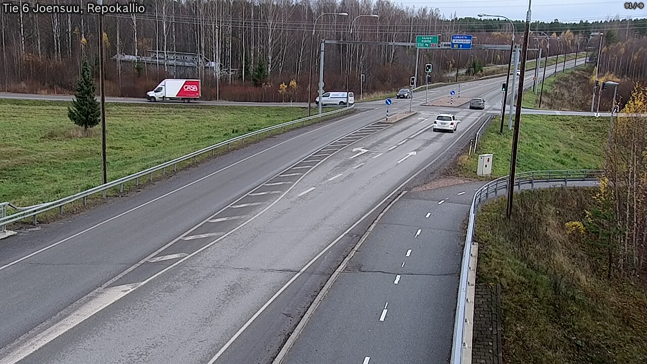 Kelikamerat Kuva Tie 6 Joensuu, Repokallio, Joensuu, Pohjois-Karjala