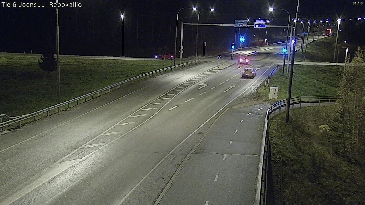 Kelikamerat Kuva Tie 6 Joensuu, Repokallio, Joensuu, Pohjois-Karjala