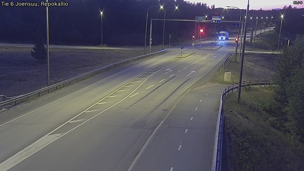 Weather Camera Image Road 6 Joensuu, Repokallio, Joensuu, Pohjois-Karjala