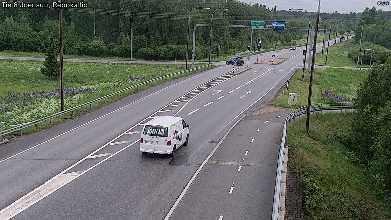Kelikamerat Kuva Tie 6 Joensuu, Repokallio, Joensuu, Pohjois-Karjala