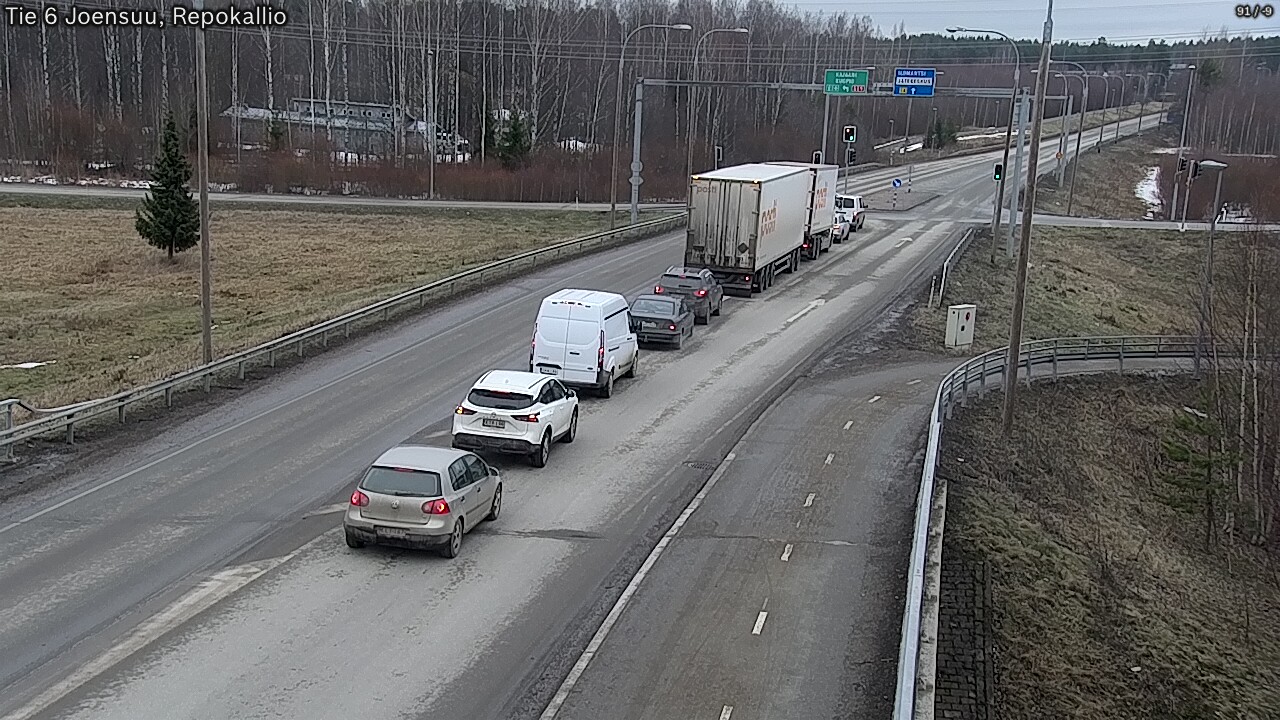 Kelikamerat Kuva Tie 6 Joensuu, Repokallio, Joensuu, Pohjois-Karjala