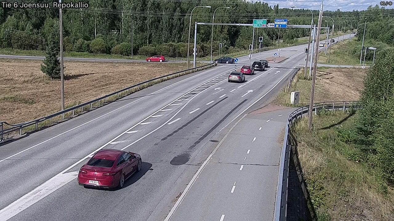 Weather Camera Image Road 6 Joensuu, Repokallio, Joensuu, Pohjois-Karjala