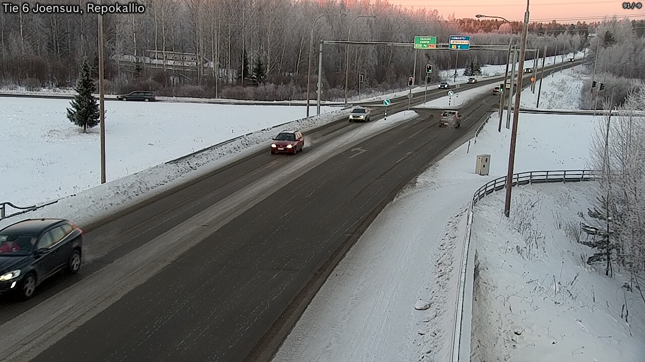 Kelikamerat Kuva Tie 6 Joensuu, Repokallio, Joensuu, Pohjois-Karjala