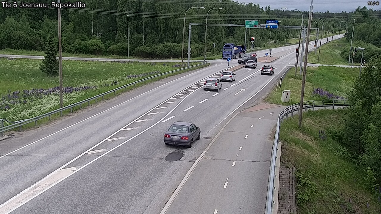 Kelikamerat Kuva Tie 6 Joensuu, Repokallio, Joensuu, Pohjois-Karjala