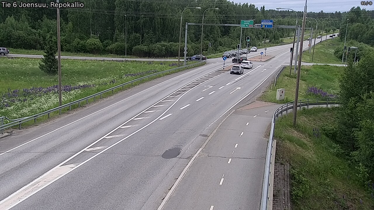 Kelikamerat Kuva Tie 6 Joensuu, Repokallio, Joensuu, Pohjois-Karjala