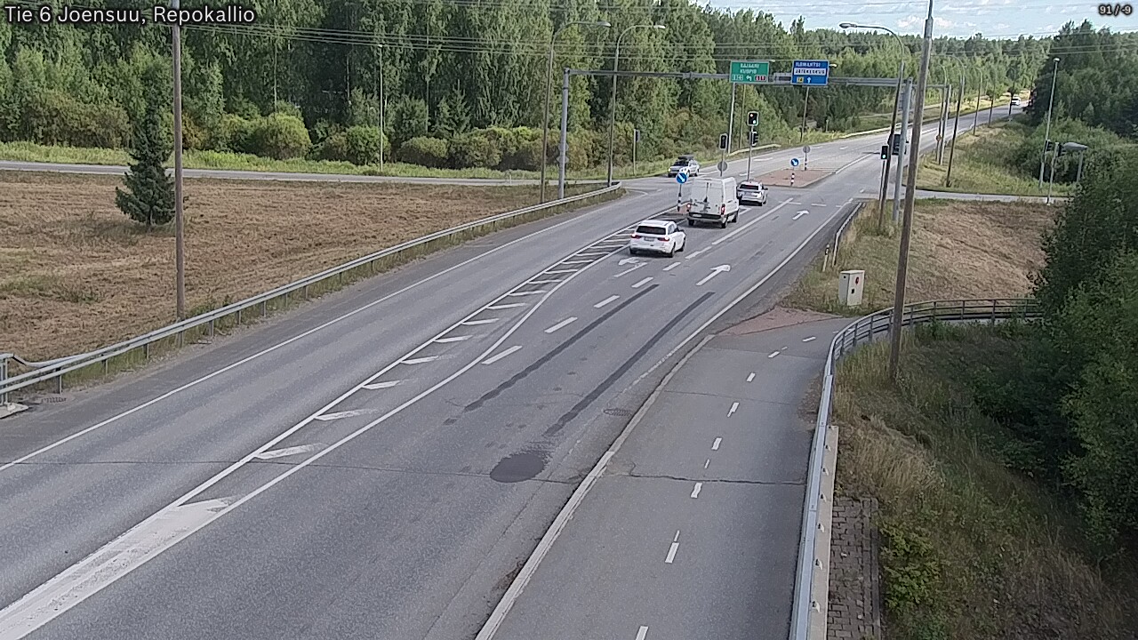 Weather Camera Image Road 6 Joensuu, Repokallio, Joensuu, Pohjois-Karjala