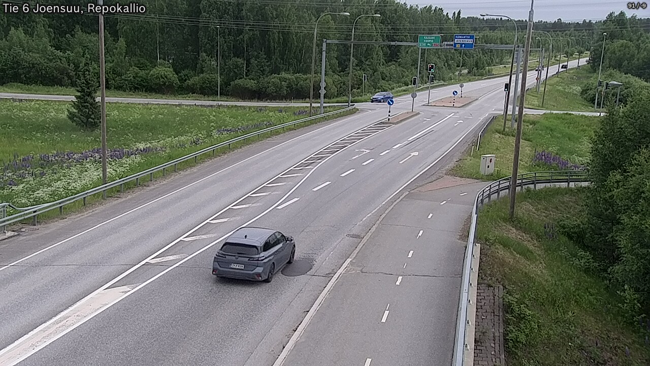 Kelikamerat Kuva Tie 6 Joensuu, Repokallio, Joensuu, Pohjois-Karjala