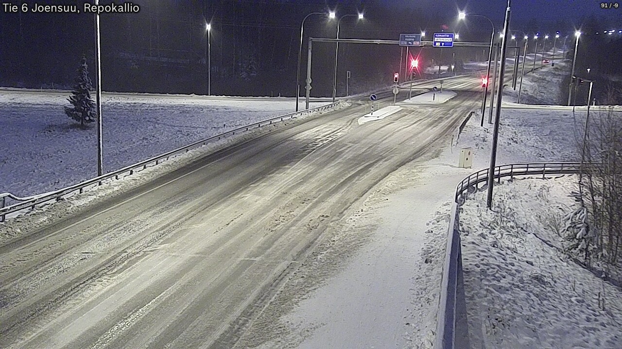 Weather Camera Image Väg 6 Joensuu, Repokallio, Joensuu, Pohjois-Karjala