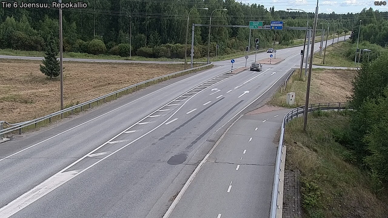 Kelikamerat Kuva Tie 6 Joensuu, Repokallio, Joensuu, Pohjois-Karjala