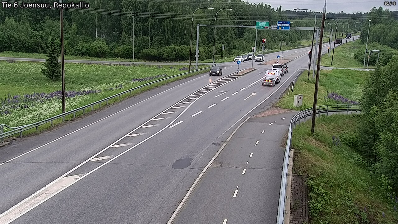 Kelikamerat Kuva Tie 6 Joensuu, Repokallio, Joensuu, Pohjois-Karjala