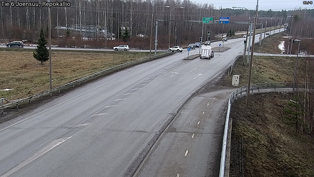 Kelikamerat Kuva Tie 6 Joensuu, Repokallio, Joensuu, Pohjois-Karjala