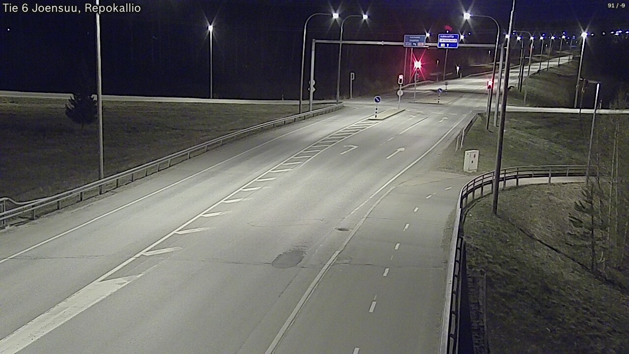 Weather Camera Image Väg 6 Joensuu, Repokallio, Joensuu, Pohjois-Karjala
