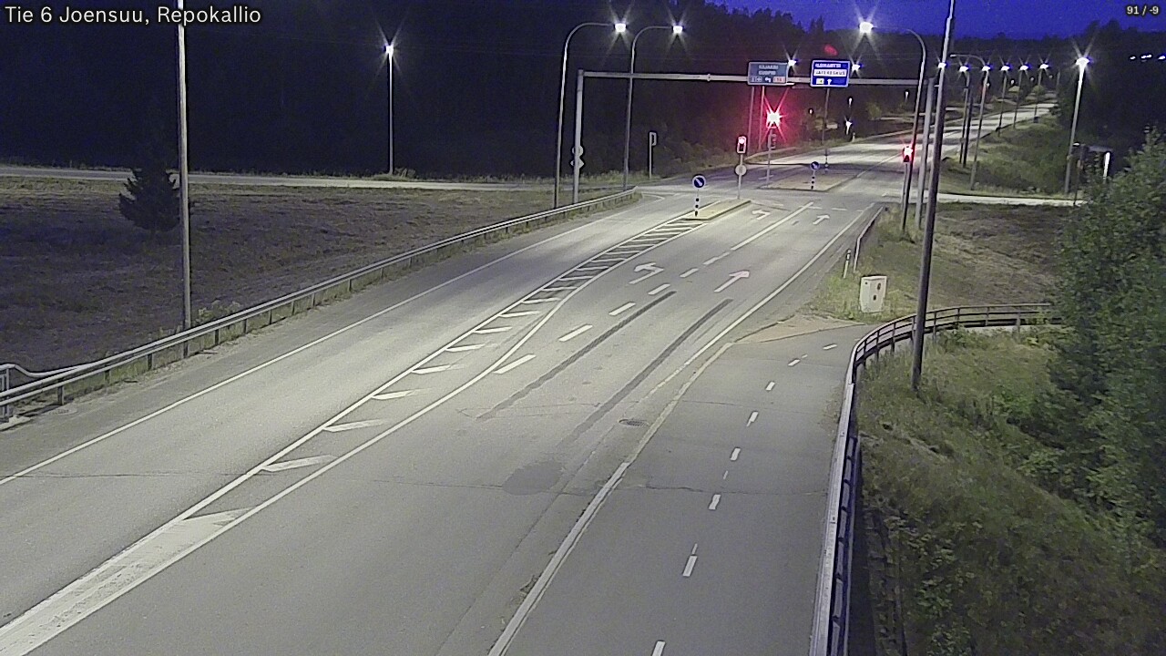 Weather Camera Image Road 6 Joensuu, Repokallio, Joensuu, Pohjois-Karjala