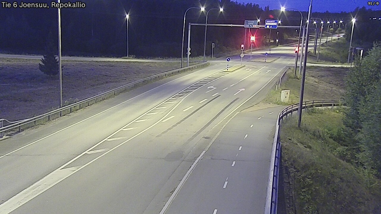 Weather Camera Image Road 6 Joensuu, Repokallio, Joensuu, Pohjois-Karjala
