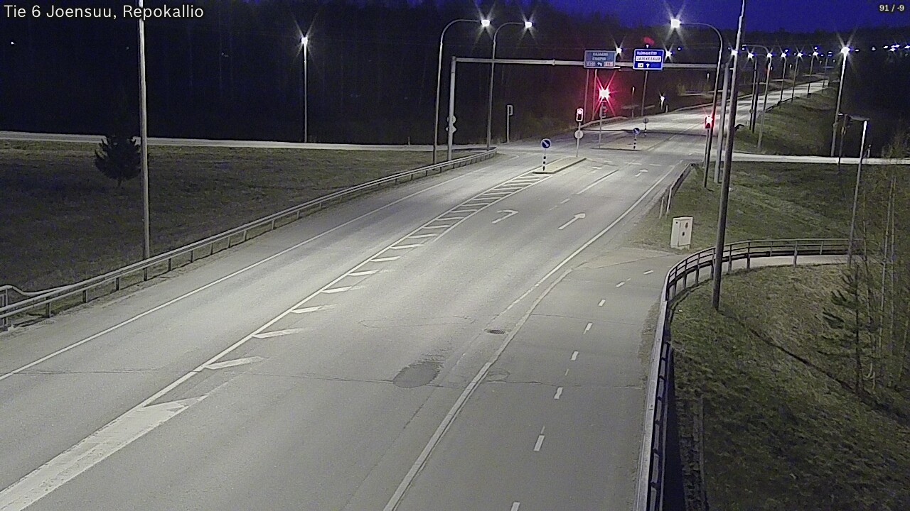Weather Camera Image Väg 6 Joensuu, Repokallio, Joensuu, Pohjois-Karjala