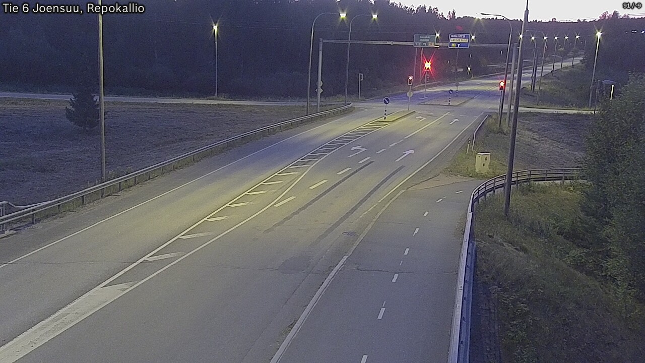 Weather Camera Image Road 6 Joensuu, Repokallio, Joensuu, Pohjois-Karjala