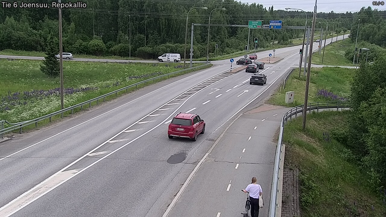 Kelikamerat Kuva Tie 6 Joensuu, Repokallio, Joensuu, Pohjois-Karjala