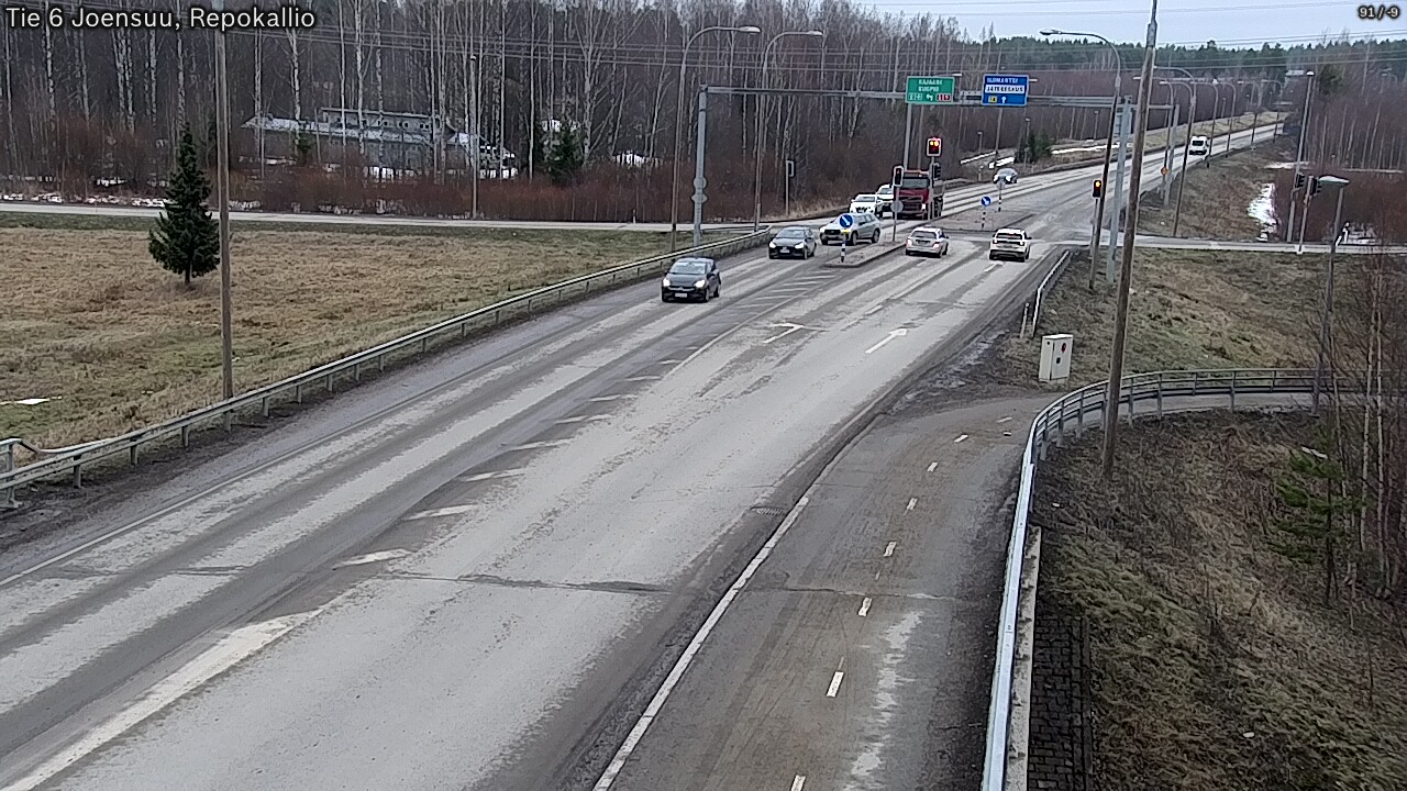 Weather Camera Image Road 6 Joensuu, Repokallio, Joensuu, Pohjois-Karjala